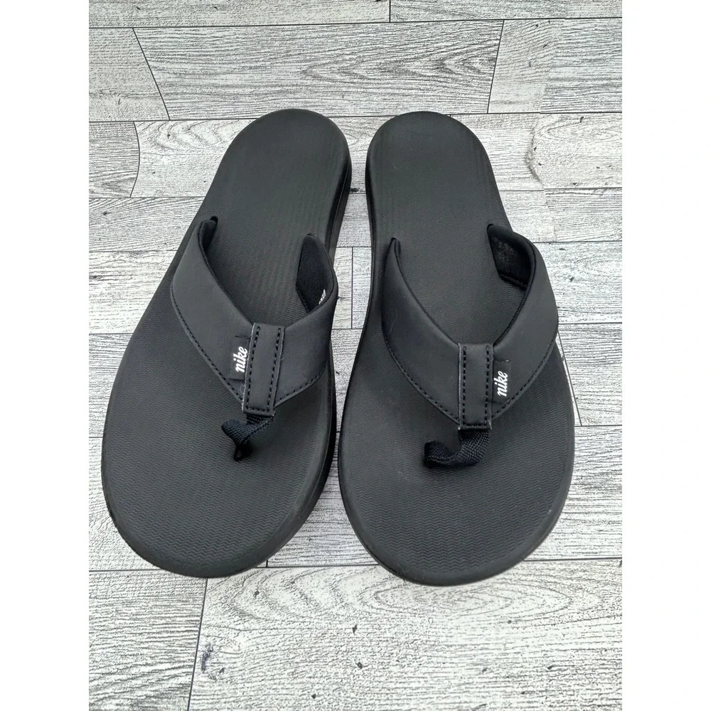Nike Solay Thong Black Men Flip Flop Sandals AO3621-001 Sz 7